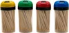 4 x 100 Stück Cocktail Picker - Zahnstocher - Holzstäbchen Produktbild-Vorschau 1