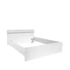 BOSTON Lit adulte contemporain - Décor blanc - L 140 x l Voir les images du produit 5