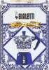The image shows the packaging of a Bialetti Moka Express coffee maker, featuring a design inspired by Italian ceramics and a collaboration with Dolce & Gabbana. Anteprima dell’immagine prodotto