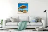 MuchoWow® Textilposter Strandkorb - Strand - Sonnenschirm - Produktbild-Vorschau 3