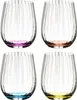 Riedel Tumbler Glass Optical Happy O - 4 kusy - Žebrovaný Náhled obrázku produktu 1
