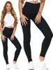 Hoch taillierte Leggings Überziehgamaschen Klassisch Weich Produktbild-Vorschau 9