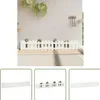 The Living Store Hochbeet Lattenzaun-Design Weiß 200x30x30 Produktbild-Vorschau 1