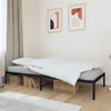 vidaXL Kovový noční stolek černý 90x200 cm Náhled obrázku produktu 2