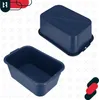 KOTARBAU® Seau à mortier rectangulaire 45 L bleu foncé Voir les images du produit 6