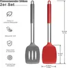 Pfannenwender,  2 Stück Silikon Küchenhelfer Spatel Set, Produktbild-Vorschau 2