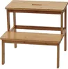 Stołek HWC-B87, stołek drewniany, bambusowy 43x47x38cm Podgląd zdjęcia produktu 1