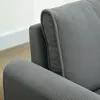 HOMCOM Zweisitzer Sofa mit 2 Kissen Polstersofa mit 54cm Produktbild-Vorschau 9