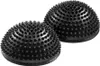 Two black spiky balance balls on a white background. Podgląd zdjęcia produktu