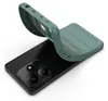 A phone case is shown being placed onto a smartphone. Produktbild-Vorschau