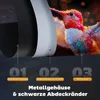 HOMCOM Beamer Leinwand 221x15cm 100 Zoll 16:9 HD 4K Motor Produktbild-Vorschau 9