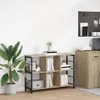vidaXL Bücherregal Sonoma-Eiche 102 x 32 x 72,5 cm Produktbild-Vorschau 2
