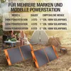 EBL Solaranlage Faltbares 100W Solarmodul, Monokristallin, Produktbild-Vorschau 8