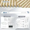 A collage of product images and instructional diagrams for a Grandekor Plissee. Produktbild-Vorschau