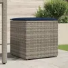 vidaXL Kissenbox mit Speicher Grau 50 x 50 x 50 cm Produktbild-Vorschau 3