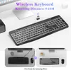 Gaming PC- Leise Tastatur QWERTZ Weiß Beleuchtet Produktbild-Vorschau 6