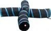 vidaXL Katzentunnel 4-Wege Schwarz und Blau 25 cm Polyester Produktbild-Vorschau 2
