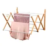 Séchoir à linge en bambou, 6 supports Voir les images du produit 1