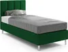 Hotelbett 90x200 cm - Grün - Polsterbett für Hotels und Produktbild-Vorschau 1