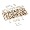 Relaxdays Holzbuchstaben Set, 208-tlg., Großbuchstaben A-Z, Produktbild-Vorschau 1