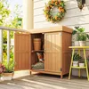 Geräteschrank wetterfest, Gartenschrank Tannenholz, Produktbild-Vorschau 4