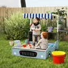 Piaskownica AIYAPLAY z pokrywą 90 x 120 cm z litego drewna Podgląd zdjęcia produktu 3