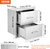 VEVOR BBQ zásuvky 45X52cm Zásuvková skrinka Gril Náhľad obrázku produktu 7