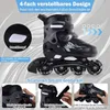 COSTWAY Rollschuhe Kinder, 4 Größen verstellbar, Inline Produktbild-Vorschau 8