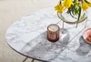 FineBuy Table basse 120x40x60 cm avec aspect marbre blanc Voir les images du produit 4