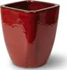 Provencelia Keramik Pflanzkübel Vauban Rot, Ø24 x H30 cm, Produktbild-Vorschau 1
