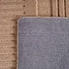 Skandinavischer Teppich Boho Design Einfarbig Beige und Produktbild-Vorschau 5