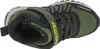 A top-down view of a green and black Skechers boot. Voir les images du produit