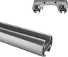 Innenlauf Edelstahl Look Gardinenstange 20mm Wandträger Produktbild-Vorschau 4