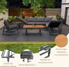 Flieks Gartenmöbel Set 7 personen, Verstellbar Gartensofa Produktbild-Vorschau 10