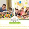 XMTECH Table pour enfants 80×60cm avec 2 chaises Ensemble Voir les images du produit 4