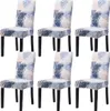 6 Pack Stretch Chair Cover Odnímatelný kryt židle pro Náhled obrázku produktu 1