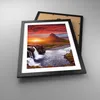 Gerahmtes Poster - Schwarzer Rahmen - Kirkjufell Wasserfall Produktbild-Vorschau 3