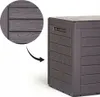 Aufbewahrungsbox für Garten WOODEBOX - erdbraun 140 Liter Produktbild-Vorschau 7