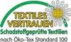 A certification logo for textiles. Produktbild-Vorschau