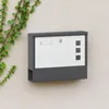Boîte aux lettres Relaxdays avec fenêtre, en métal, 4 clés, Voir les images du produit 2