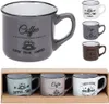 A collection of espresso cups with coffee-themed designs. Náhled obrázku produktu