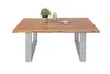Couchtisch Baumkante massiv Akazie Natur 130 x 75 cm Produktbild-Vorschau 4