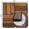 20er Set Holzfliesen, Akazie natur, LxB 30x30 cm Produktbild-Vorschau 12