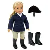 Sophia's - 18 "Puppe - Navy Jacket Riding Outfit, schwarzer Produktbild-Vorschau 3