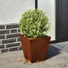 vidaXL Pflanzkübel 2 Stk. 30x30x30 cm Wetterfester Stahl Produktbild-Vorschau 2