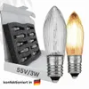 10x Stück E10 55V/3W Ersatzlampe für Schwibbogen, Produktbild-Vorschau 1