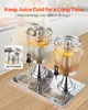 VEVOR Getränkespender (2 x 8 L) für Partys Saftspender (aus Produktbild-Vorschau 3