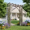 COSTWAY, arco da giardino in legno di abete, 160 x 60 x 216 Anteprima dell’immagine prodotto 2