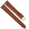 Maurice Lacroix Ersatzband Damen 15 mm Kroko-Optik braun Produktbild-Vorschau 2