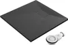 SMC Duschwanne 90x90cm schwarz Steinoptik mit Produktbild-Vorschau 1